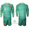 Maglia da Calcio Portiere a Maniche Lunghe Manchester United Alternativa 2021-22 per Bambino